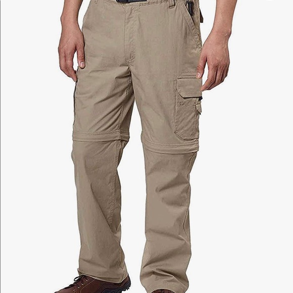bc clothing Pants Bc Clothing Utility Khaki Cargo Convertible Pants